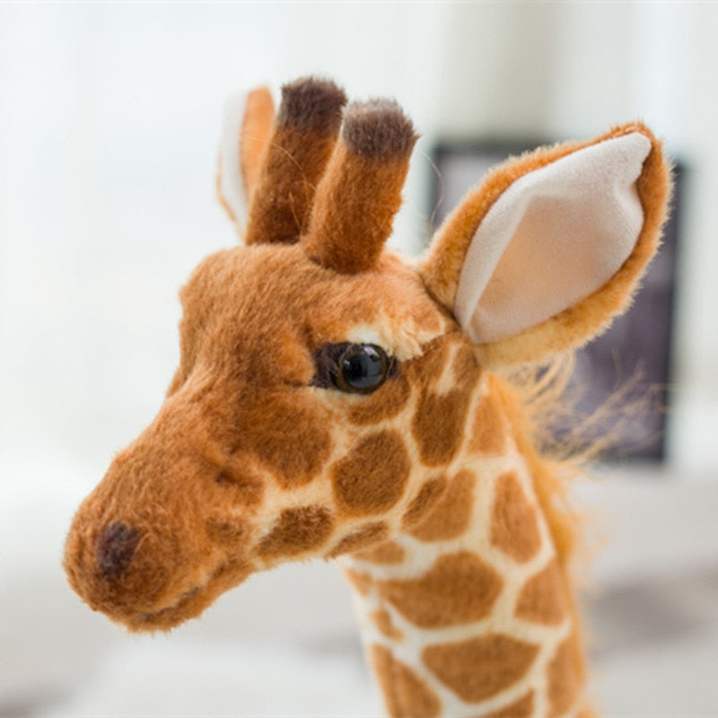 Huge Real Life Giraffe Plush Toys Cute Stuffed Animal Dolls