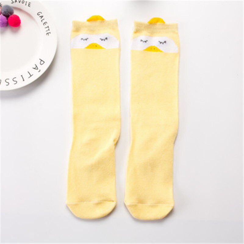 1 Pair Unisex Lovely Cute Cartoon Fox Kids baby Socks Knee