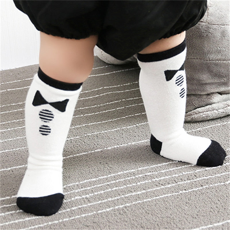 1 Pair Unisex Lovely Cute Cartoon Fox Kids baby Socks Knee