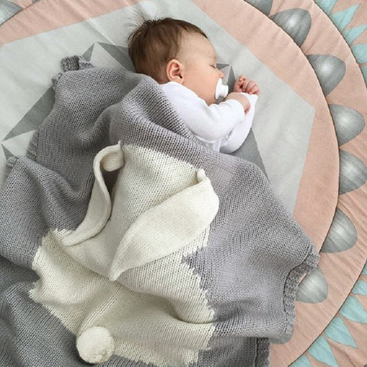 1pc Baby Blankets Swaddle Baby Wrap Knitted Blanket For Kid