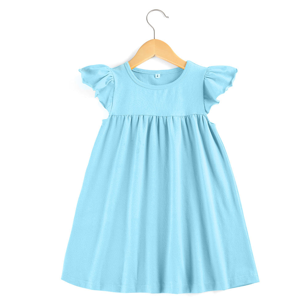 2020 boutique clothes children little girls pearl flutter