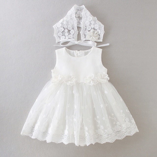 2021 New Baby Christening Gowns Infant Baby Girl Baptism