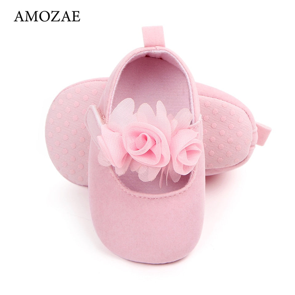 2022 New Cute Floral Baby Shoes For Newborn Infant Toddler