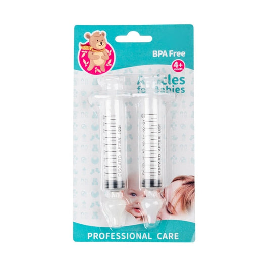 2Pcs 10ML Needle Tube Nasal Aspirator Baby Care Nasal