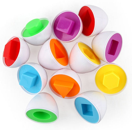 3 / 6 pcs Random Colors&Shapes Montessori Learning Math Toys