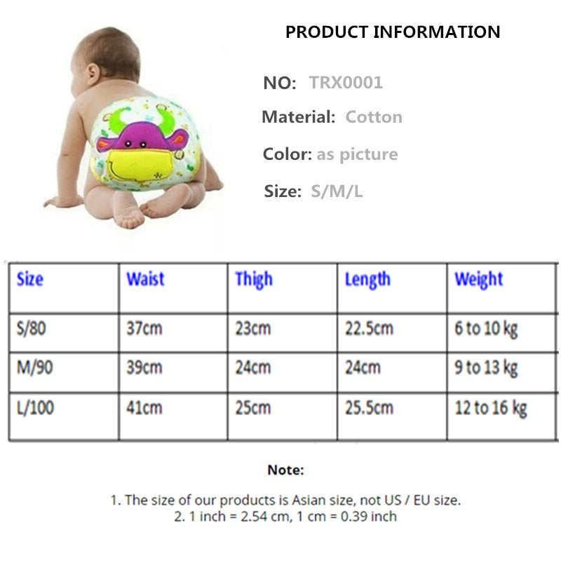 30PCS Waterproof Baby Training Pant Underwear Cotton