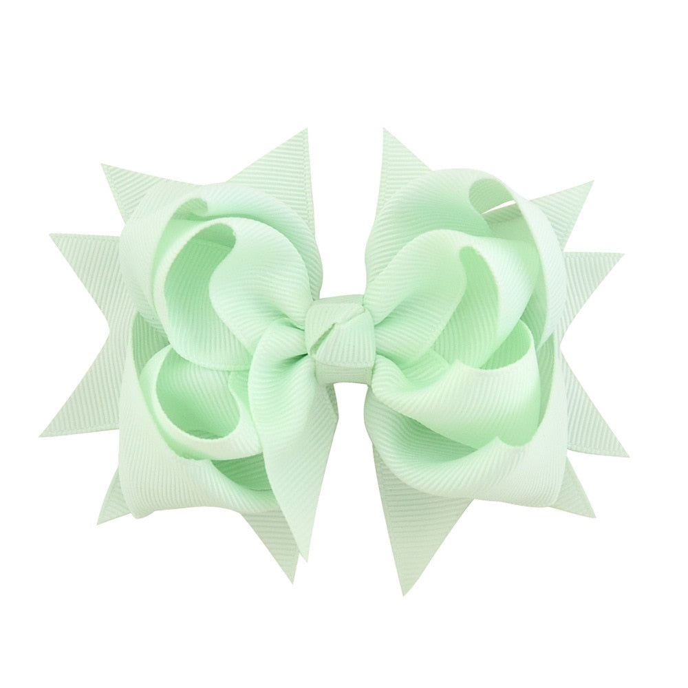 30Pcs/15 Color Girls Hair Bows Clips Large Big Grosgrain