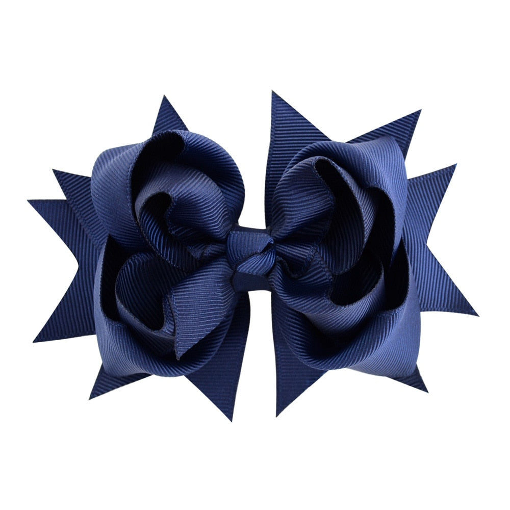 30Pcs/15 Color Girls Hair Bows Clips Large Big Grosgrain