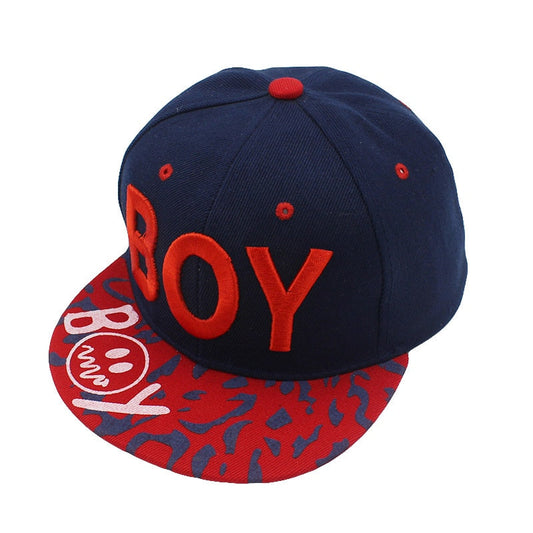 3D Letter BOY cap boy Adjustable Baseball Cap 3-8 Years Kids