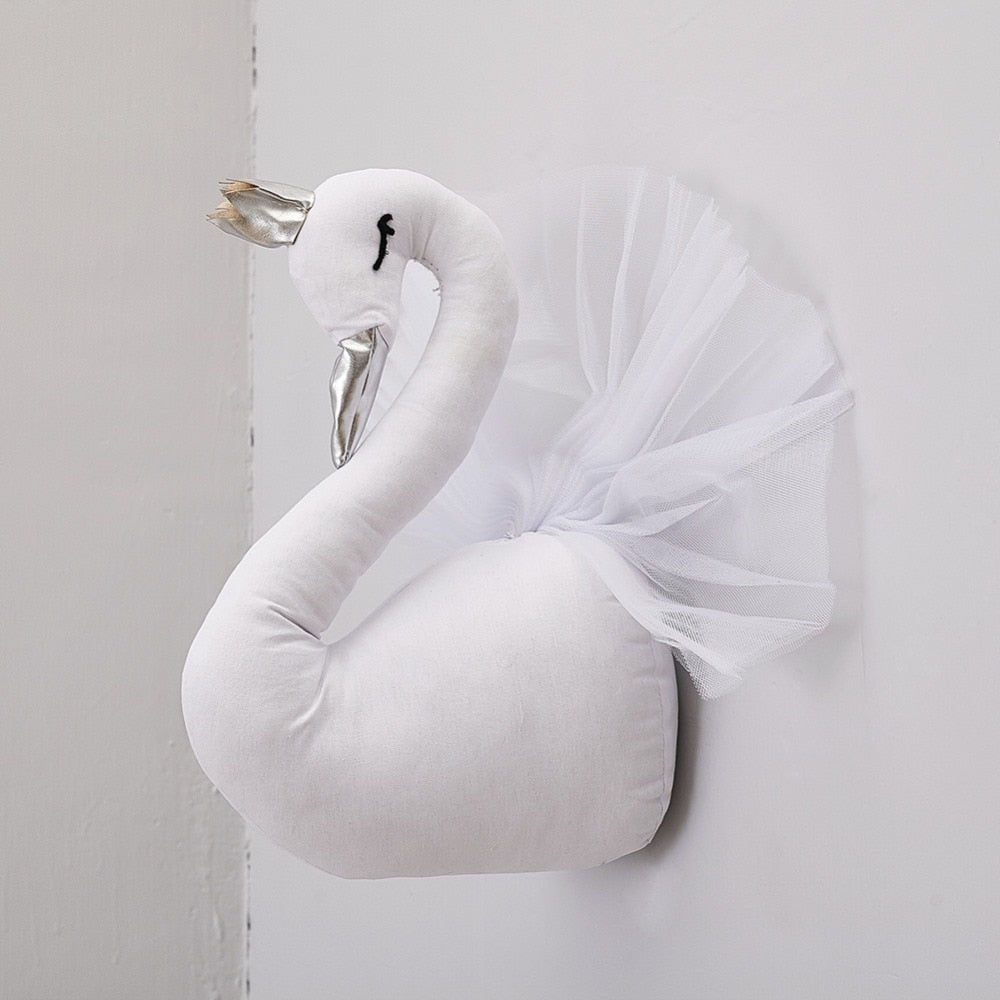 40CM Golden Crown Swan Doll Flamingo Wall Hanging Decoration