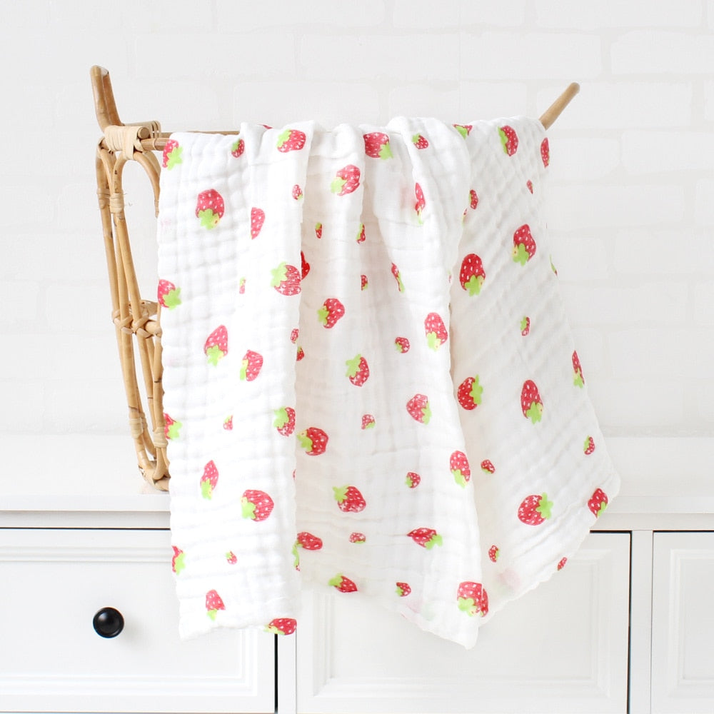 6 Layers Muslin Swaddle Baby Blankets Newborn Muslin Swaddle