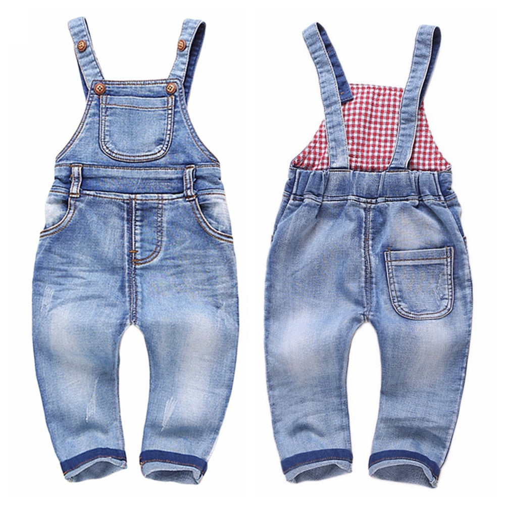 6M-4T Baby Bib Overalls Spring Summer Boys Girls Suspender