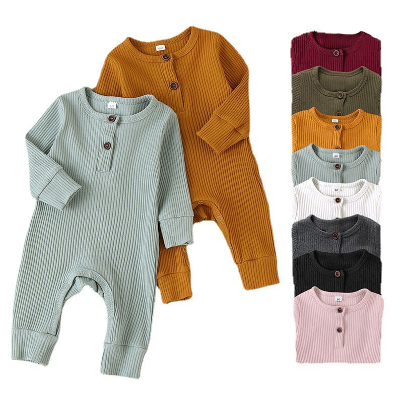 Autumn Newborn Infant Baby Boys Girls Romper Playsuit