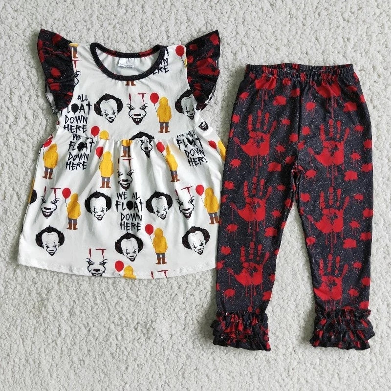 Baby / Girl Halloween Set Toddler Short Sleeves T-shirts