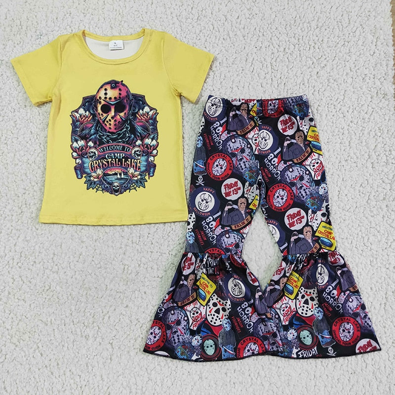 Baby / Girl Halloween Set Toddler Short Sleeves T-shirts