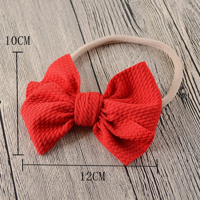 Baby Headband Bow Girl Headbands Toddler Nylon Elastic Hair