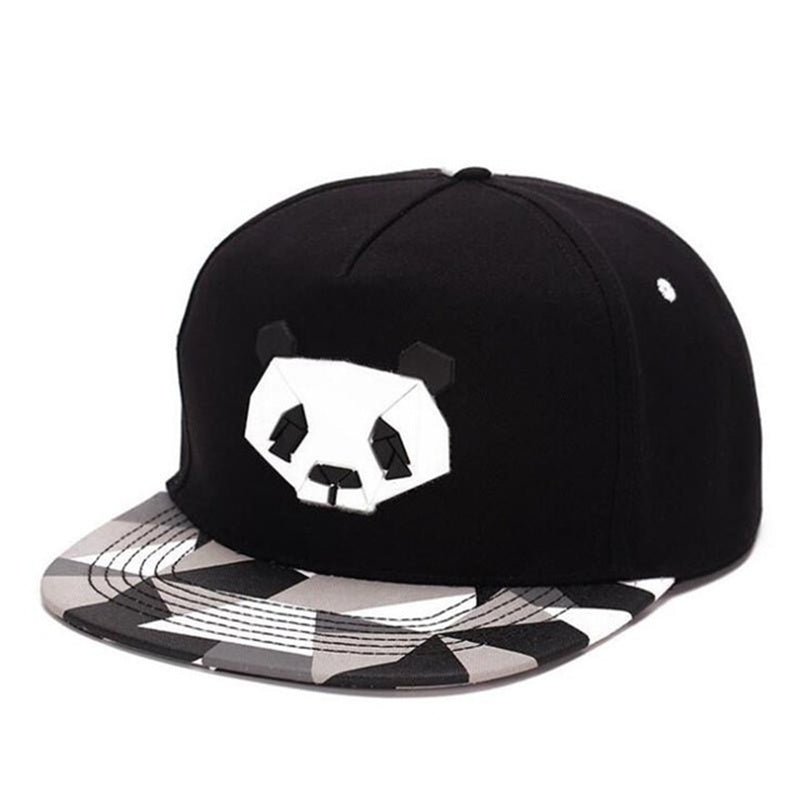 baseball cap hip-hop hat male Ms. cute panda zebra rubber