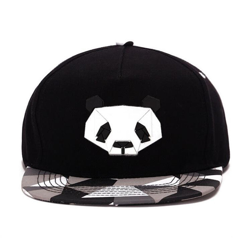 baseball cap hip-hop hat male Ms. cute panda zebra rubber