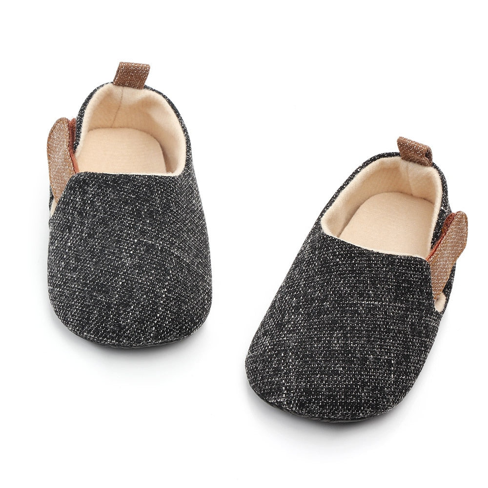 Boy Plaid Shoes Toddler Booties Newborns Sole Classic Floor