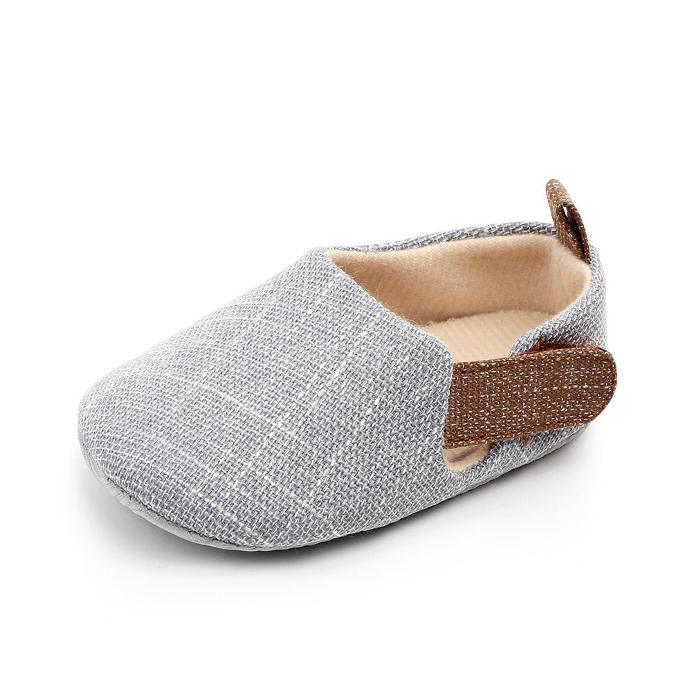 Boy Plaid Shoes Toddler Booties Newborns Sole Classic Floor