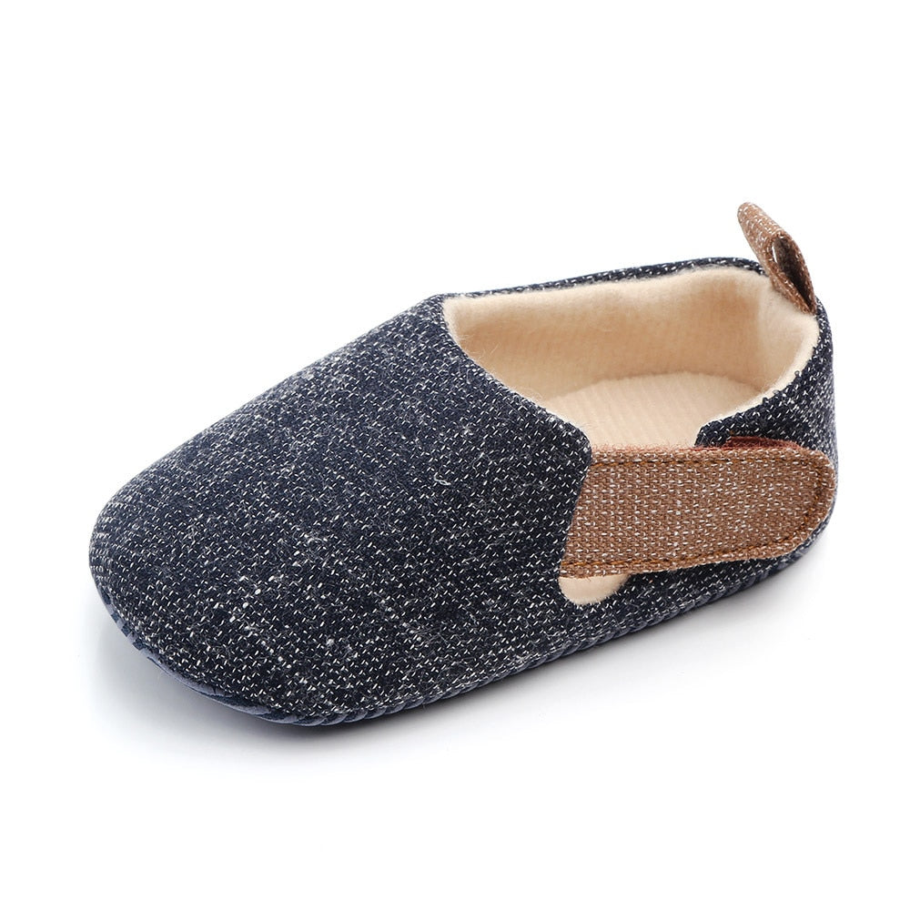 Boy Plaid Shoes Toddler Booties Newborns Sole Classic Floor