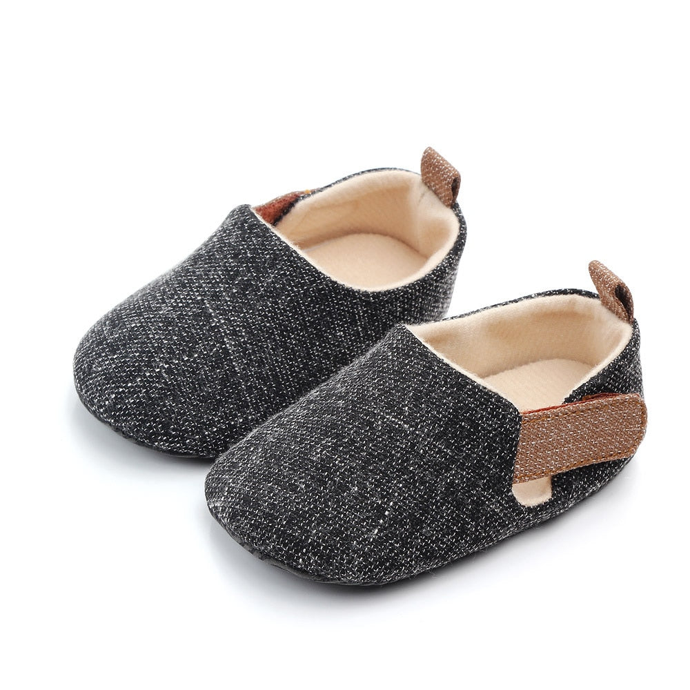 Boy Plaid Shoes Toddler Booties Newborns Sole Classic Floor