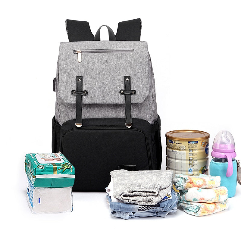 Diaper Bag Mummy Daddy Backpack Baby Stroller Bag Waterproof