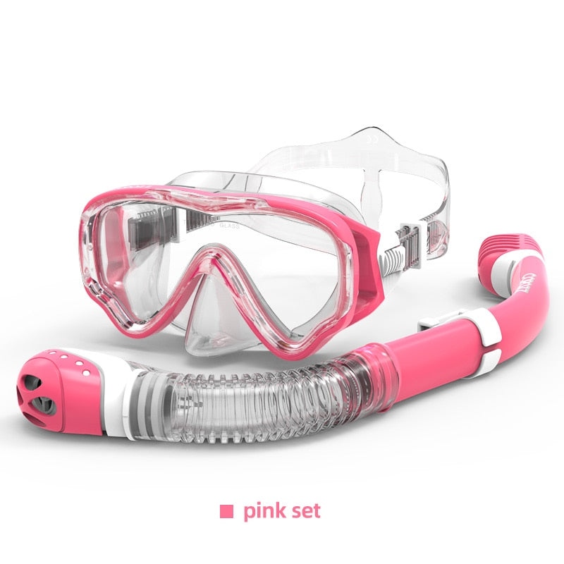 Diving mask kids Full face HD Anti Fog Scuba Mask Underwater