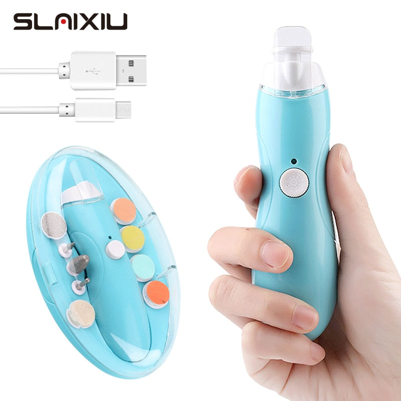 Electric Baby Nail Trimmer USB Charging Kids Infant Baby