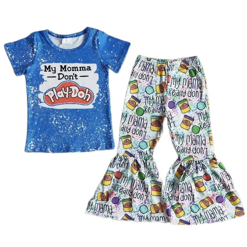 Fall Wear Fashion Kids Letter Clothes Set Baby Toddler Girls