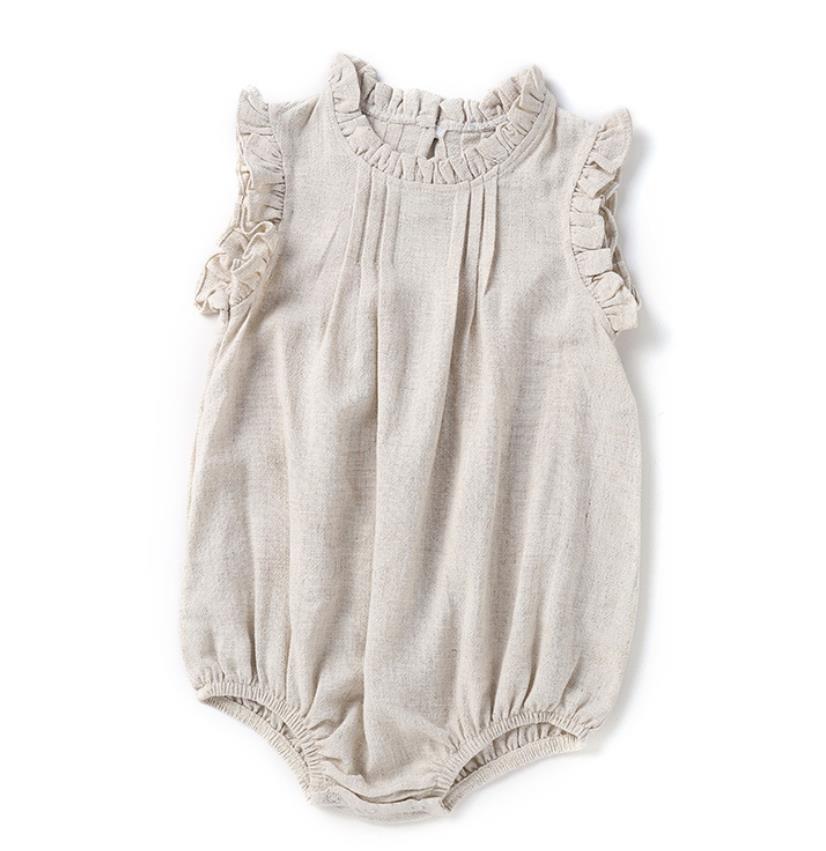 Infant Baby Boys Girls Pure Color Rompers Clothing New