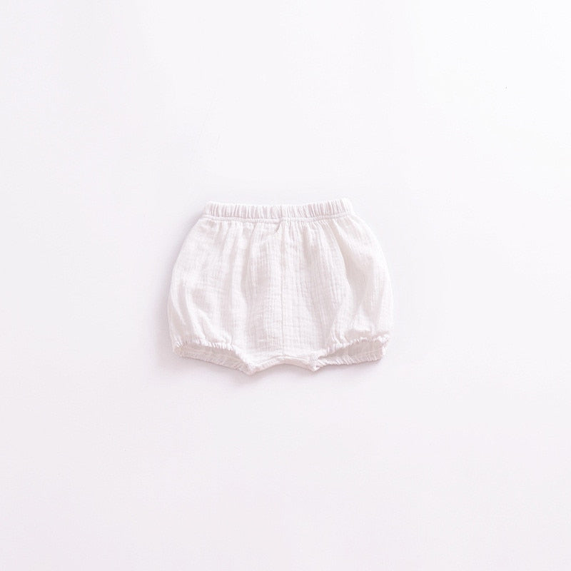 Infant Kids Harem Pants Cotton Linen Shorts Newborn Baby