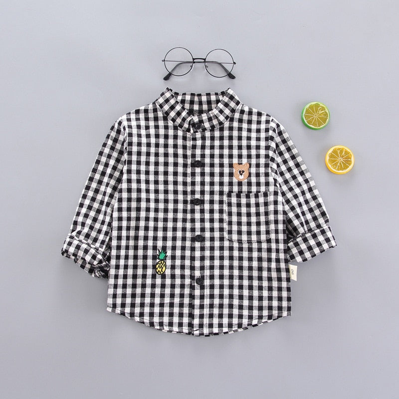 Kids Shirt Clothes Spring Thin Blouses Clothing Infant Boy