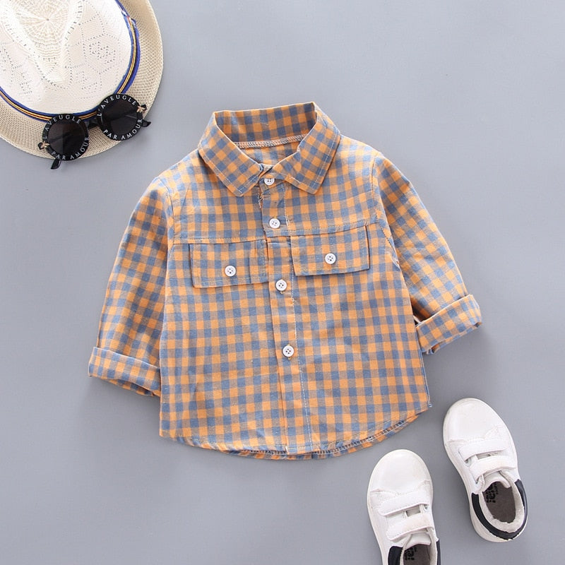 Kids Shirt Clothes Spring Thin Blouses Clothing Infant Boy