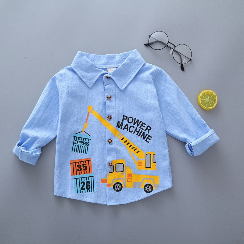 Kids Shirt Clothes Spring Thin Blouses Clothing Infant Boy