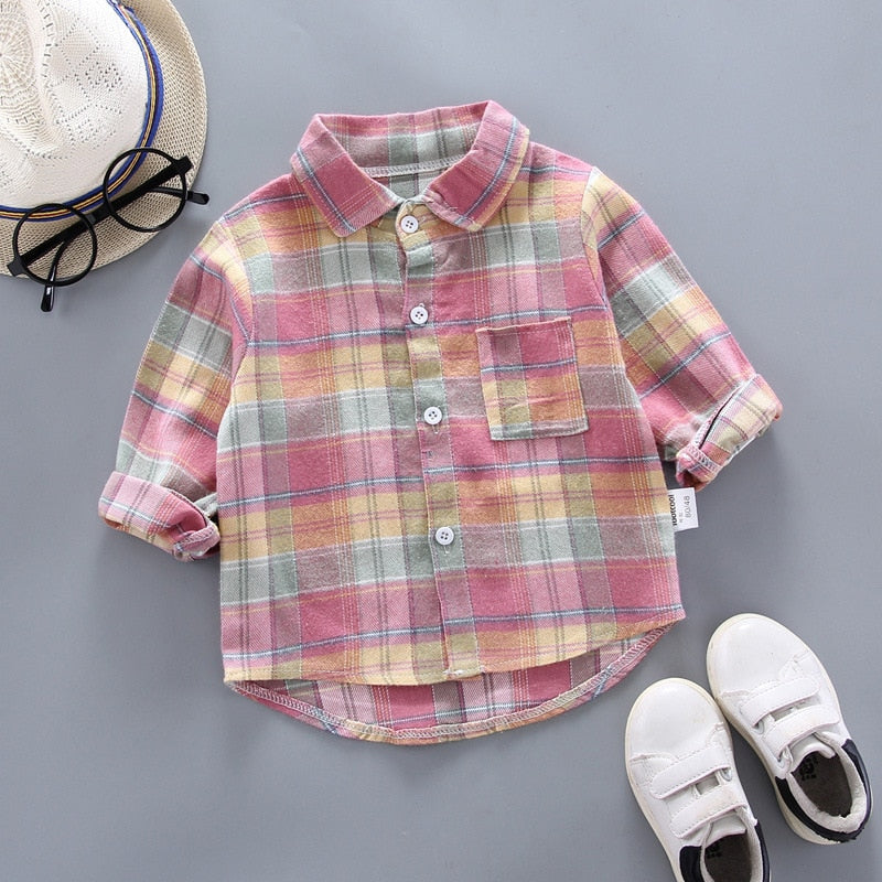 Kids Shirt Clothes Spring Thin Blouses Clothing Infant Boy