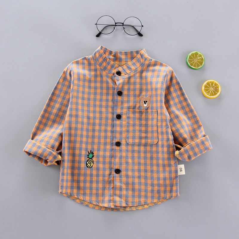 Kids Shirt Clothes Spring Thin Blouses Clothing Infant Boy