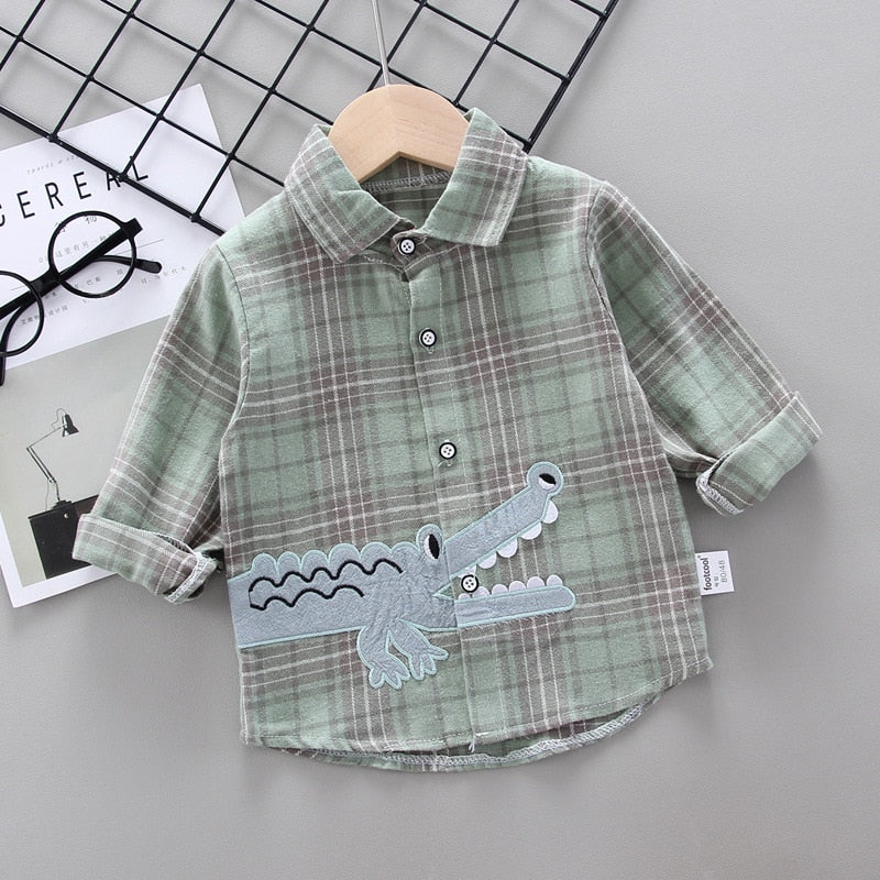 Kids Shirt Clothes Spring Thin Blouses Clothing Infant Boy