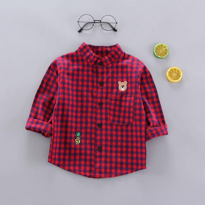 Kids Shirt Clothes Spring Thin Blouses Clothing Infant Boy