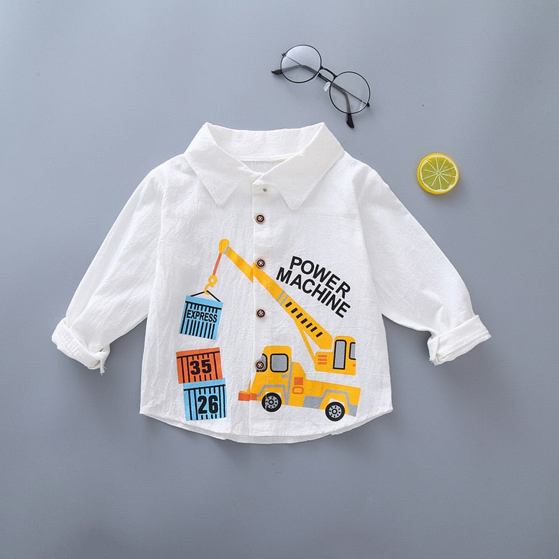 Kids Shirt Clothes Spring Thin Blouses Clothing Infant Boy