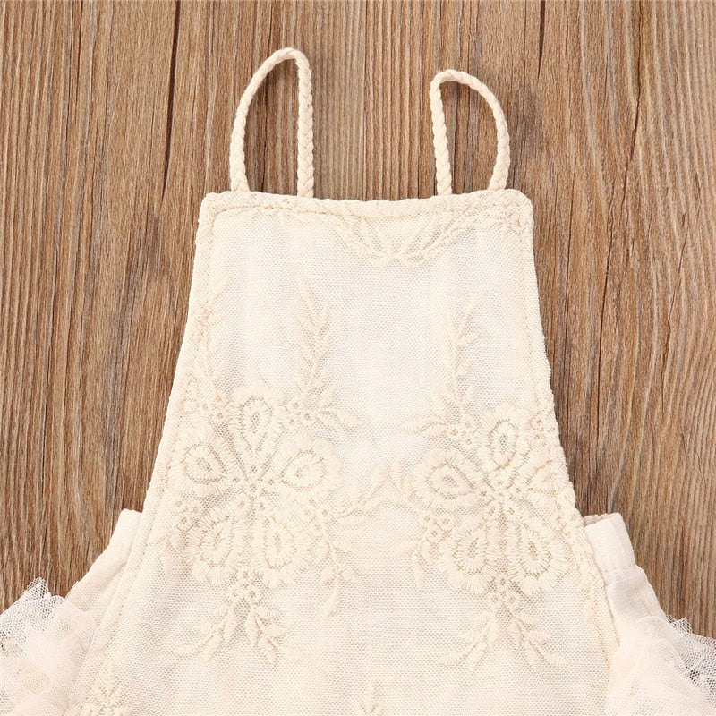 Lace Crochet Newborn Romper Infant Photography Props Baby