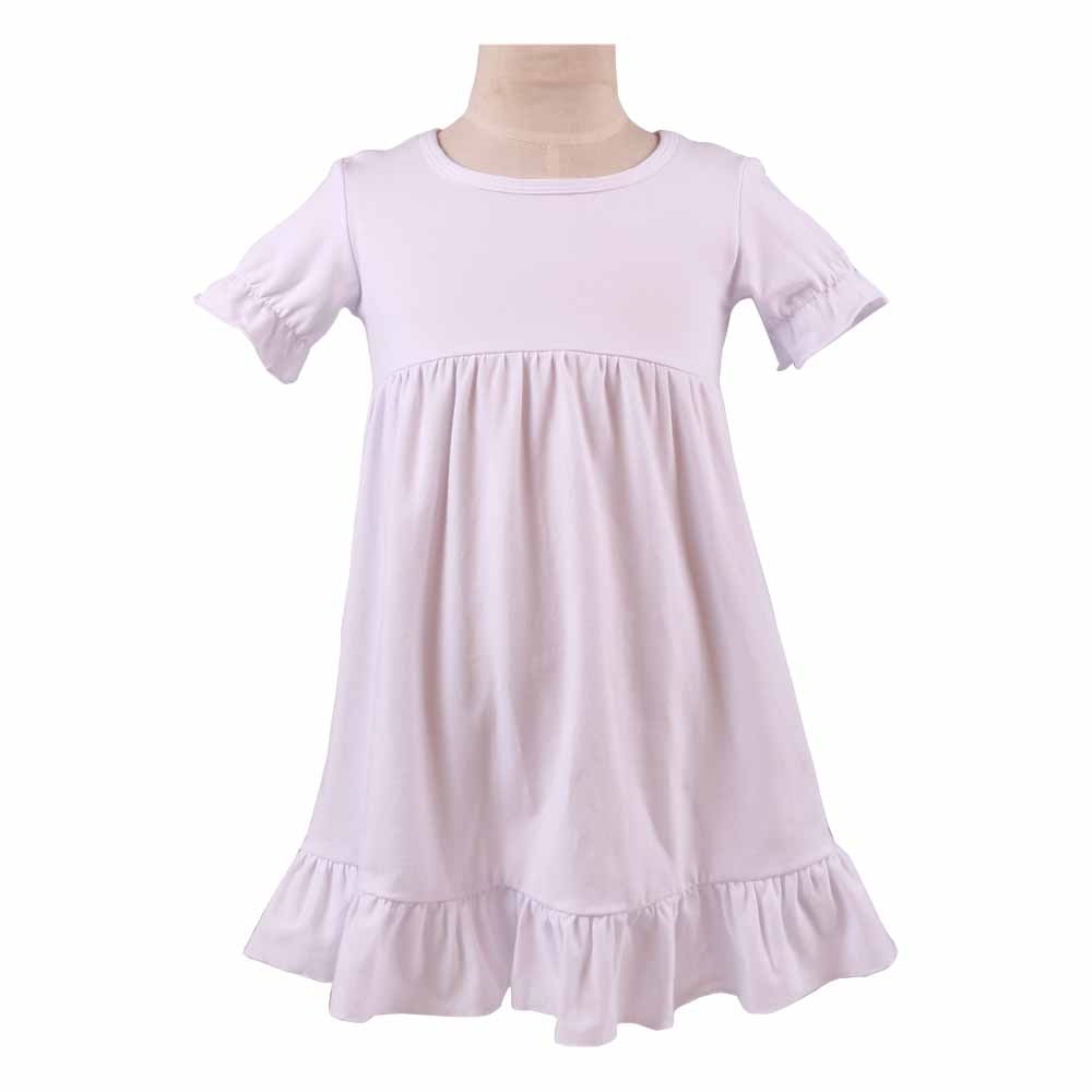 model 2021 cotton ruffle white pink toddler girl clothes