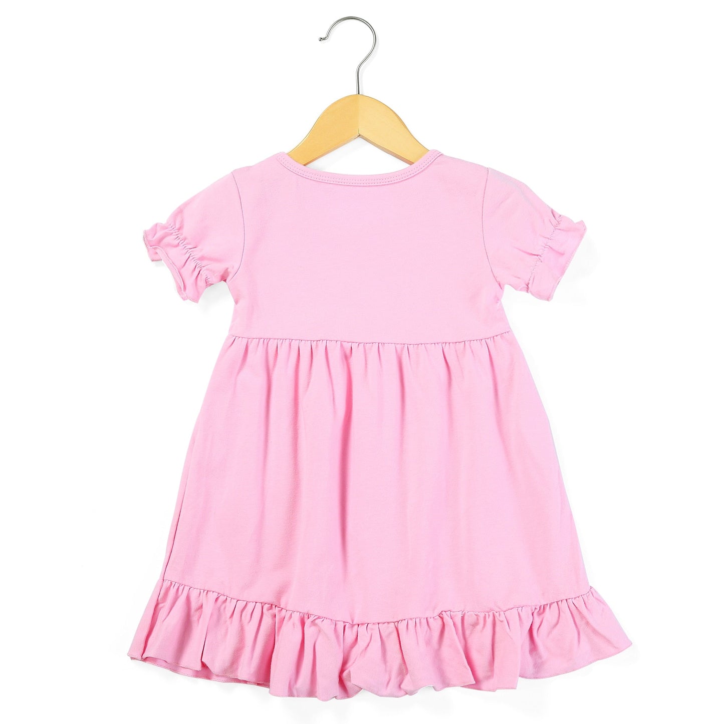 model 2021 cotton ruffle white pink toddler girl clothes