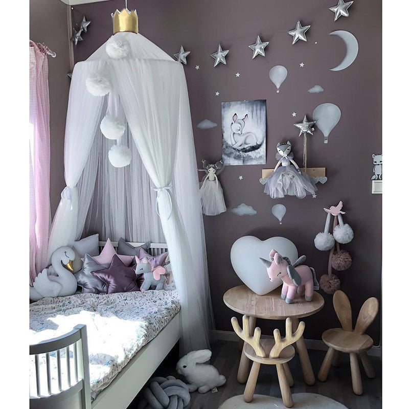 Mosquito Net with FREE Star Hanging Tent Baby Bed Crib