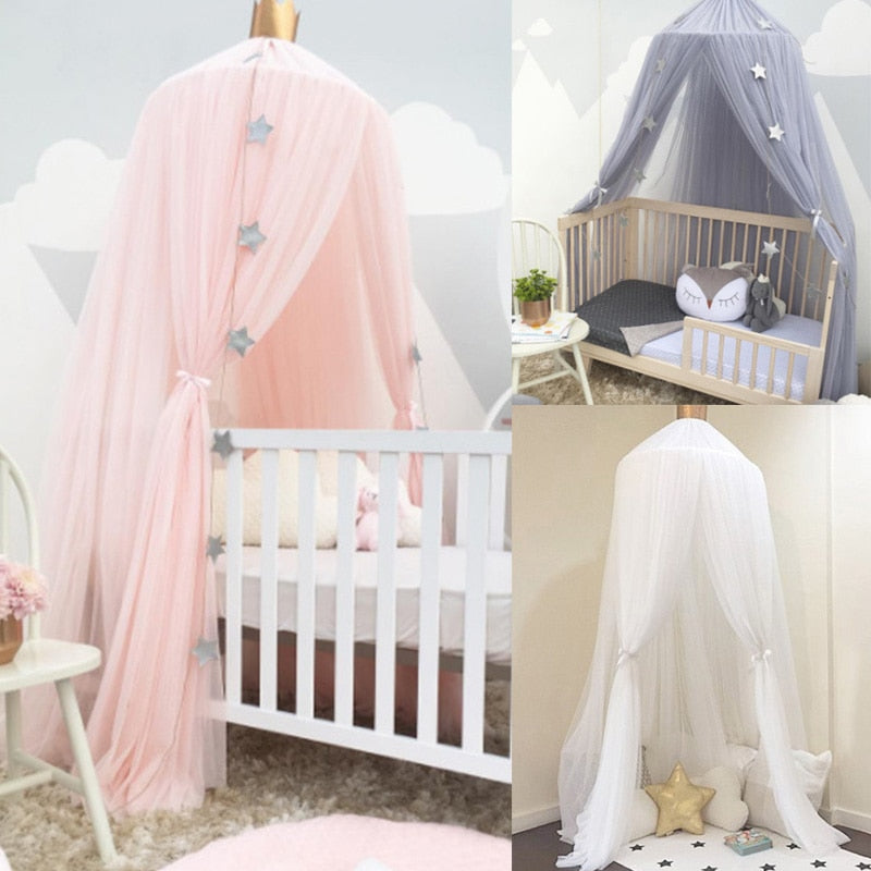 Mosquito Net with FREE Star Hanging Tent Baby Bed Crib