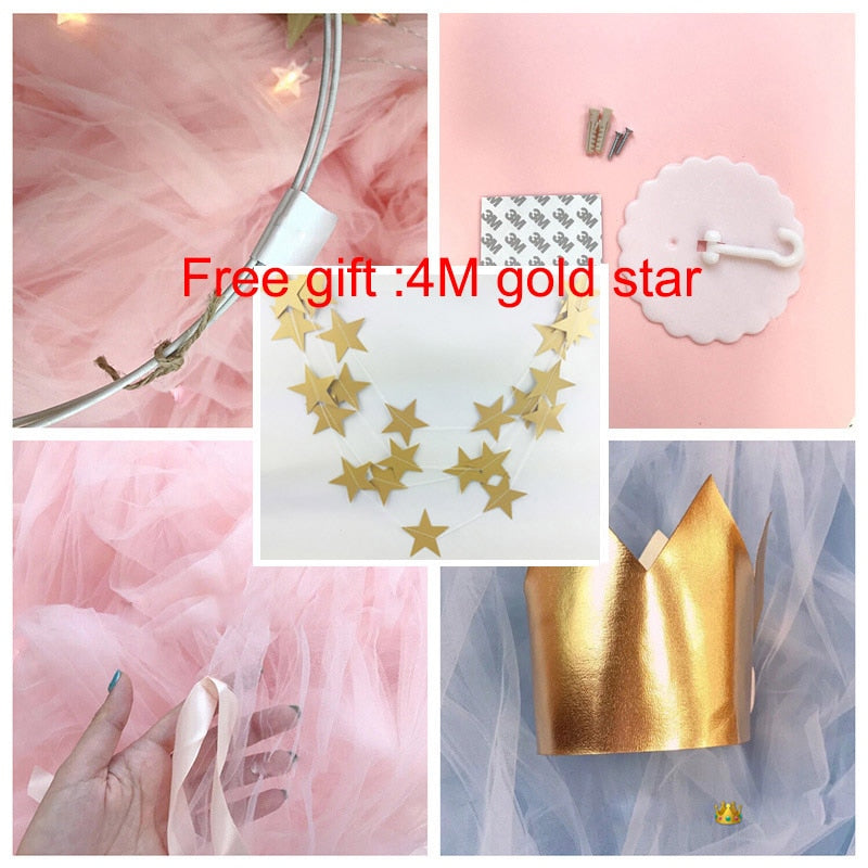 Mosquito Net with FREE Star Hanging Tent Baby Bed Crib