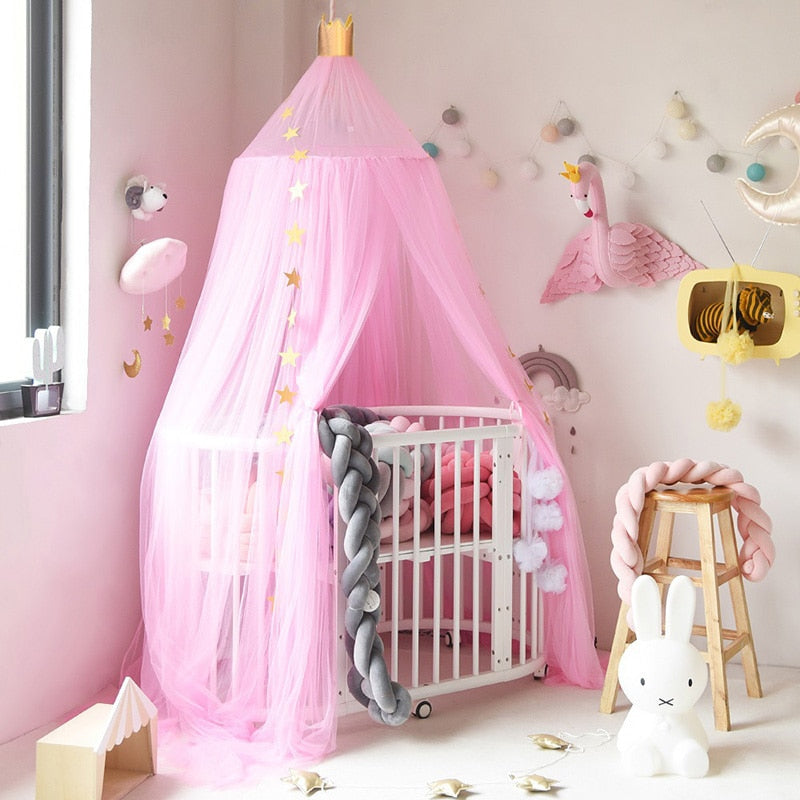 Mosquito Net with FREE Star Hanging Tent Baby Bed Crib