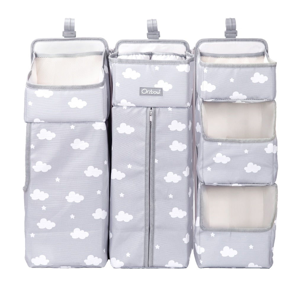 Orzbow Baby Care Organizer Baby Bed Organizer Hanging Bags