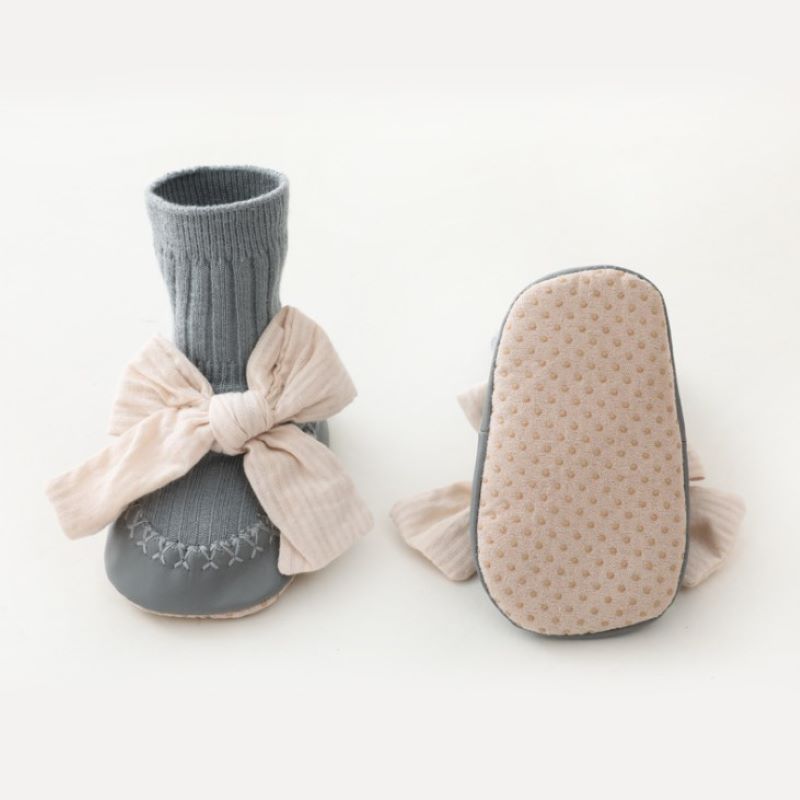 Spring Autumn Baby Girls Socks Newborn Baby Bowknot Socks