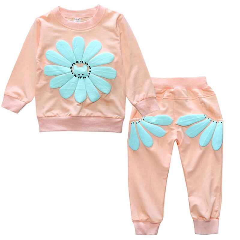 Spring Children Baby Girl Long Sleeve Heronsbill T-shirt +